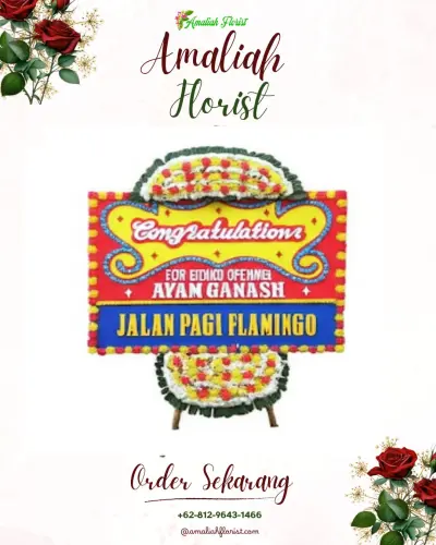 Bunga Papan Congratulation di Pendowoharjo